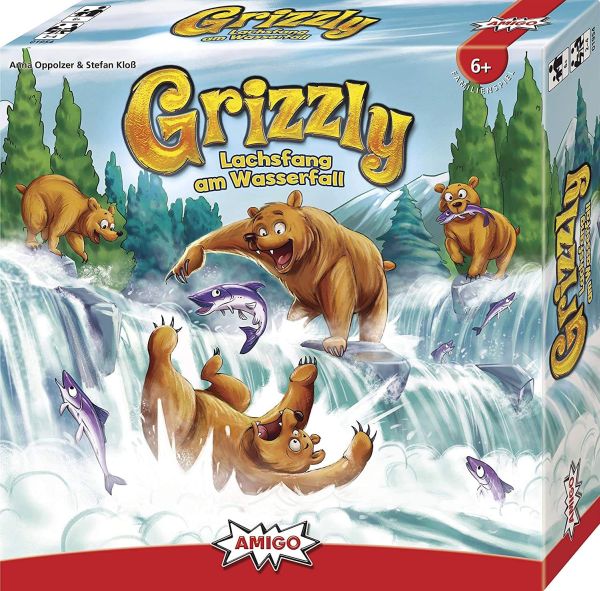Grizzli - Lachsfang am Wasserfall